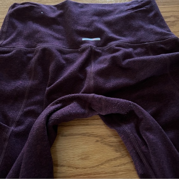 Aerie Chill Play Move Legging, Size Medium, Maroon - Picture 5 of 5